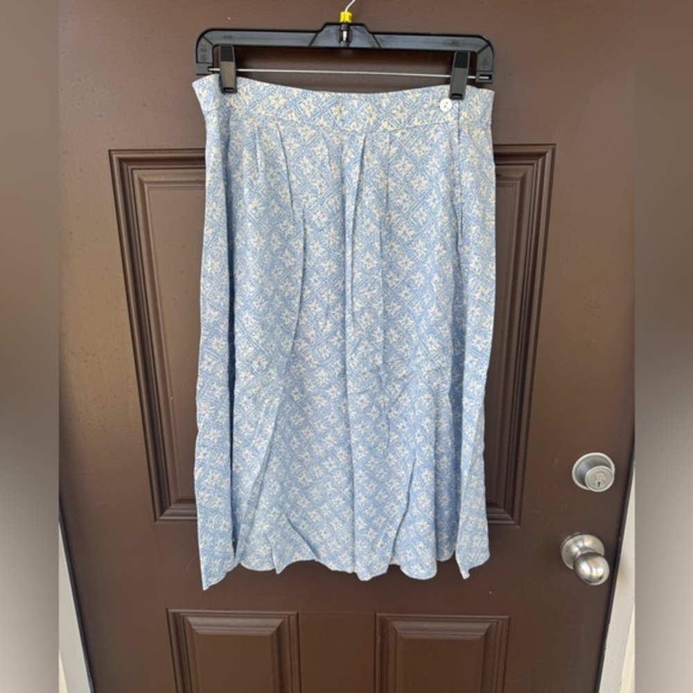 Vintage 90s Y2K Pendleton Floral Lined Skirt